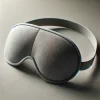 やわらかな質感と立体構造が特徴の快眠用アイマスク A soft-textured sleep mask with contoured 3D design for comfort